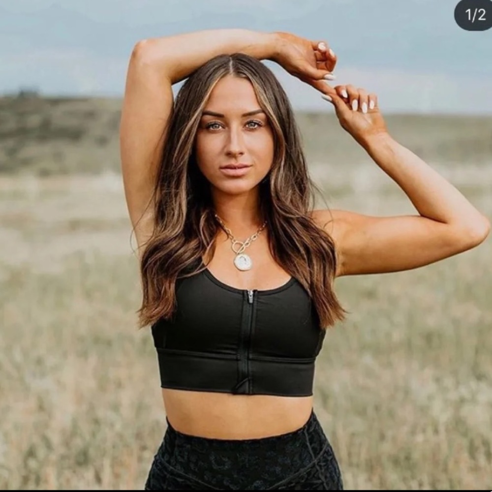 Balance athletica revive sports bra lux black XL